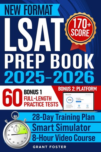 Lsat prep book 2025 - lsat, 2025-2026: